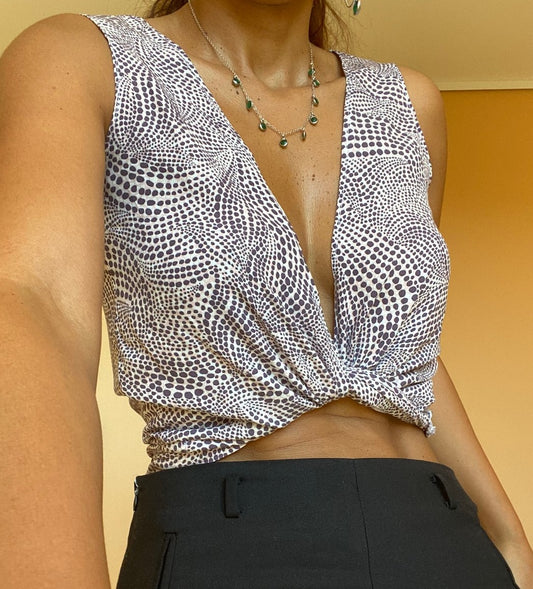 Crop-Top Lilas